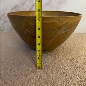 Beautiful rustic brown ceramic bowl. Perfect for home decor or serving.